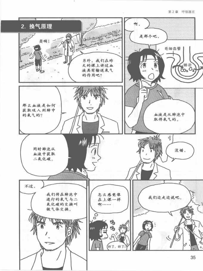 《欧姆社学习漫画》漫画 生理学