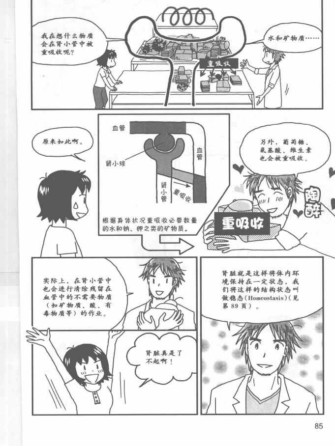 《欧姆社学习漫画》漫画 生理学