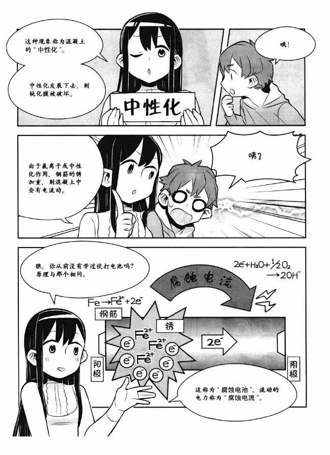 《欧姆社学习漫画》漫画 工程材料之混凝土