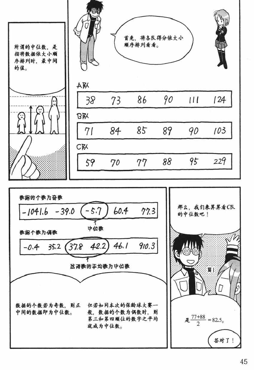 《欧姆社学习漫画》漫画 统计学