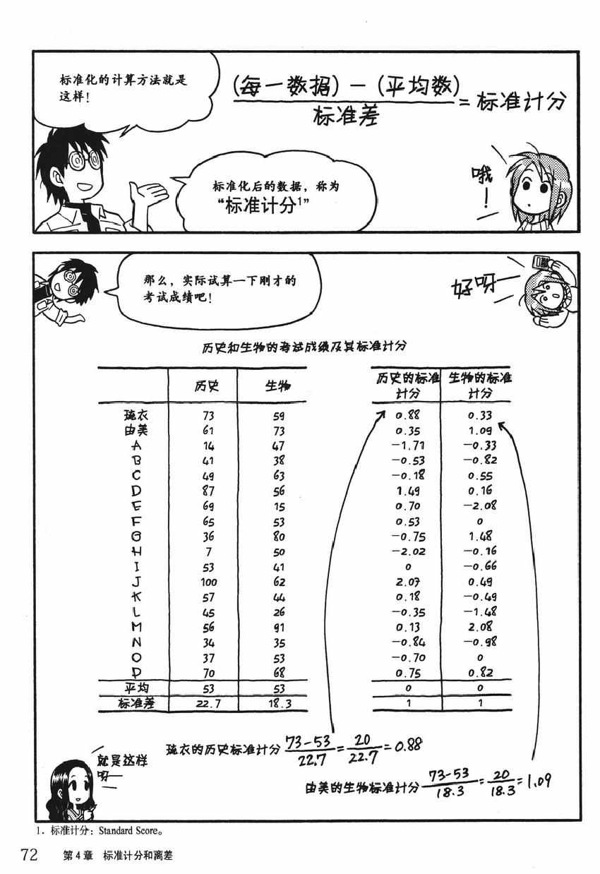 《欧姆社学习漫画》漫画 统计学