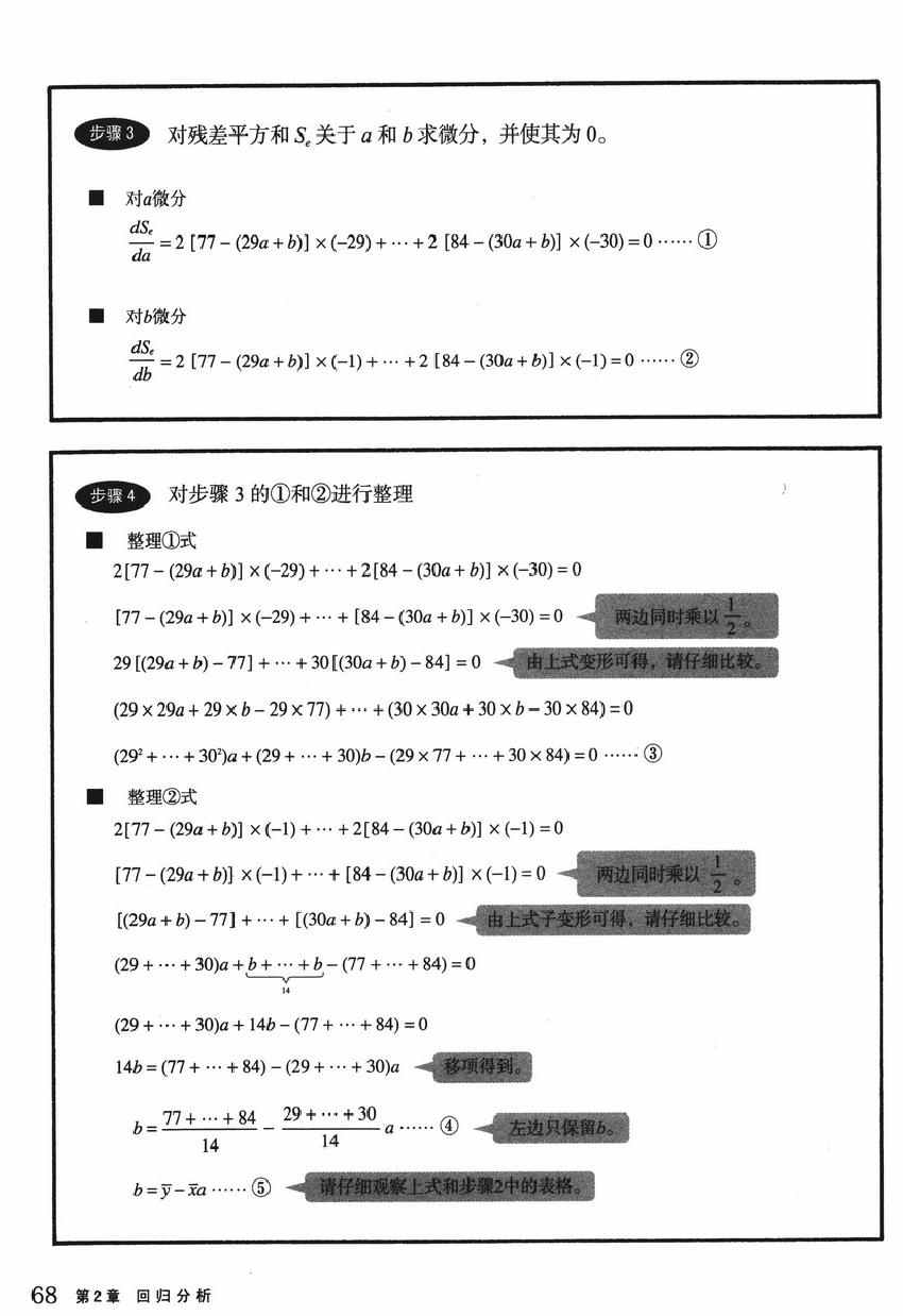 《欧姆社学习漫画》漫画 统计学之回归分析