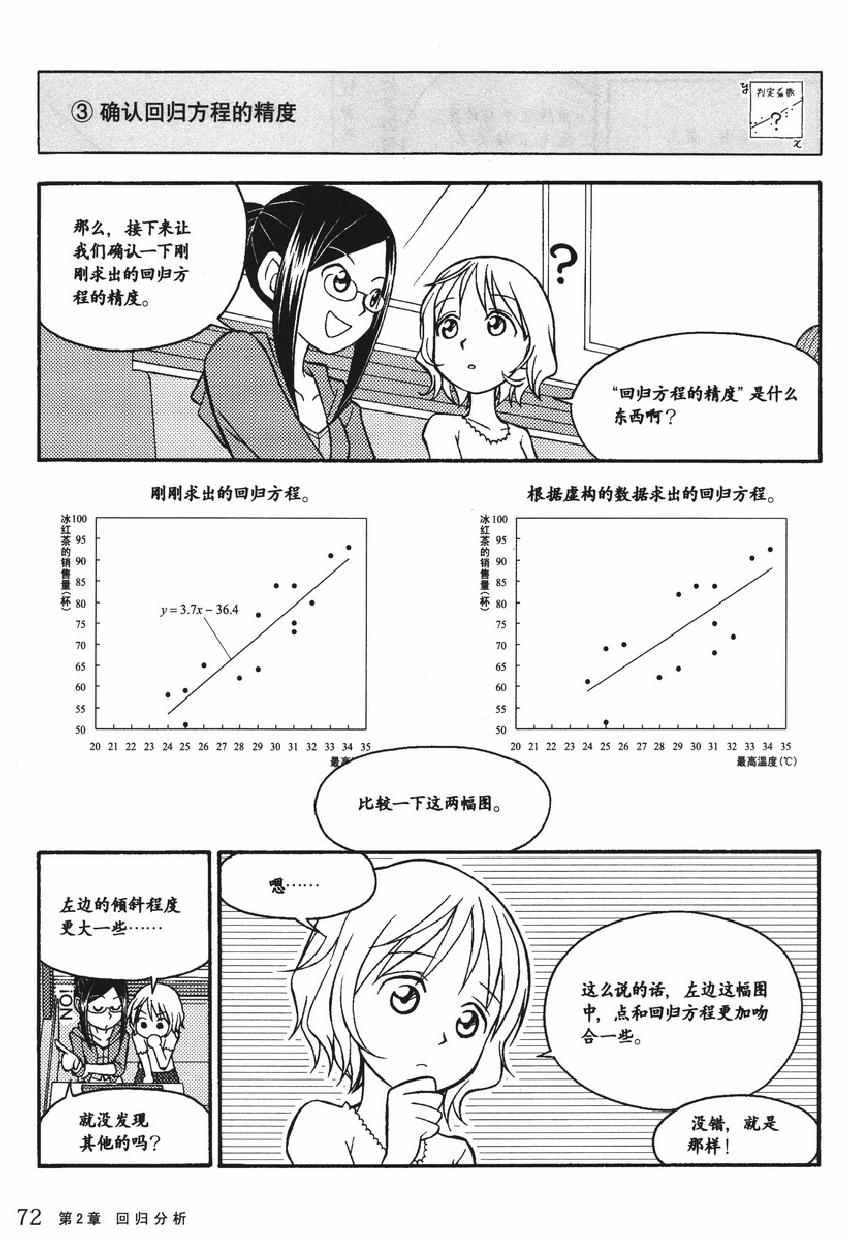 《欧姆社学习漫画》漫画 统计学之回归分析