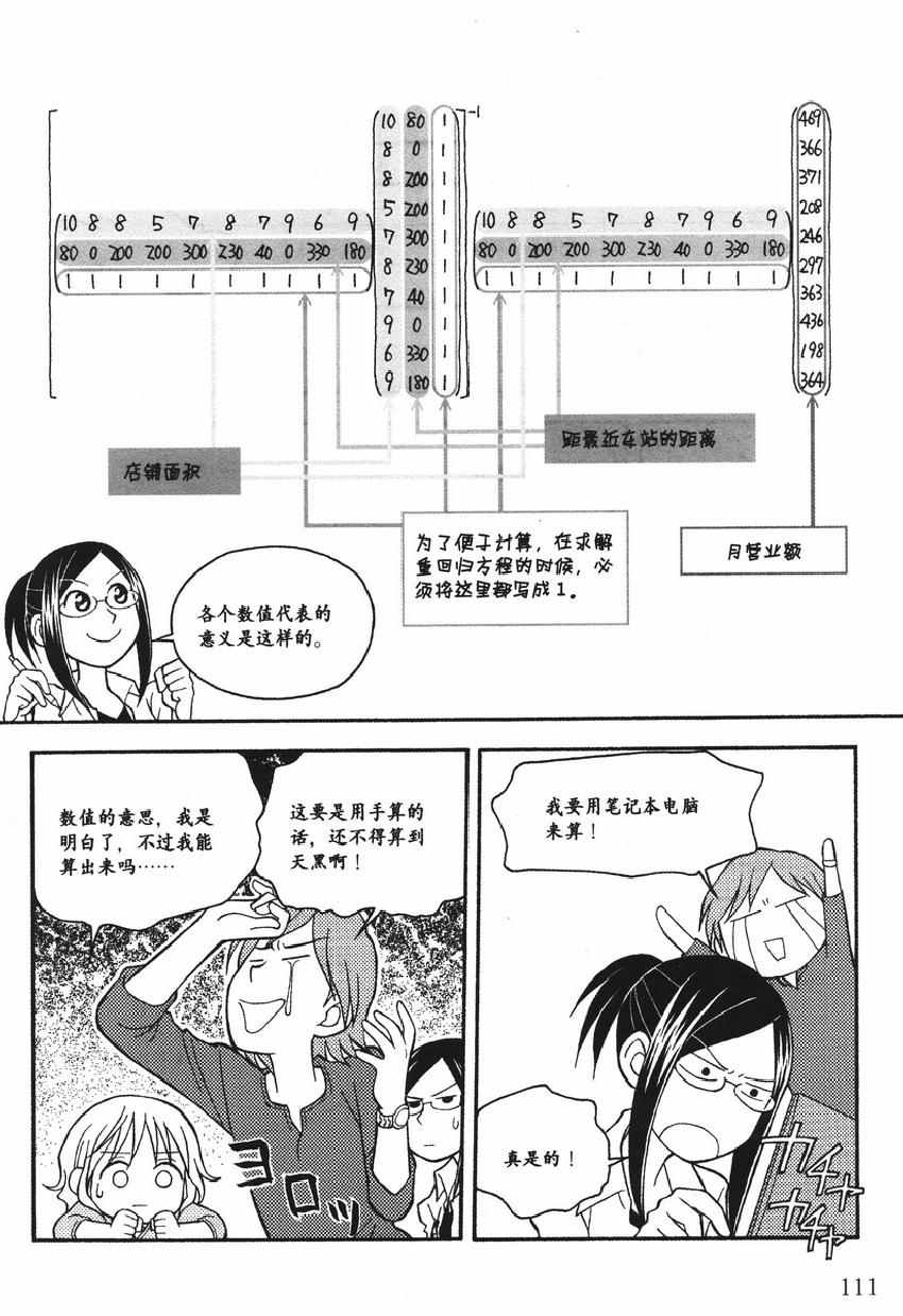 《欧姆社学习漫画》漫画 统计学之回归分析