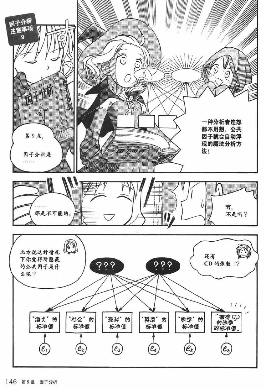 《欧姆社学习漫画》漫画 统计学之因子分析