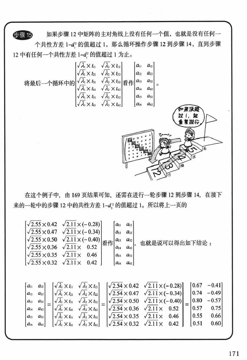 《欧姆社学习漫画》漫画 统计学之因子分析