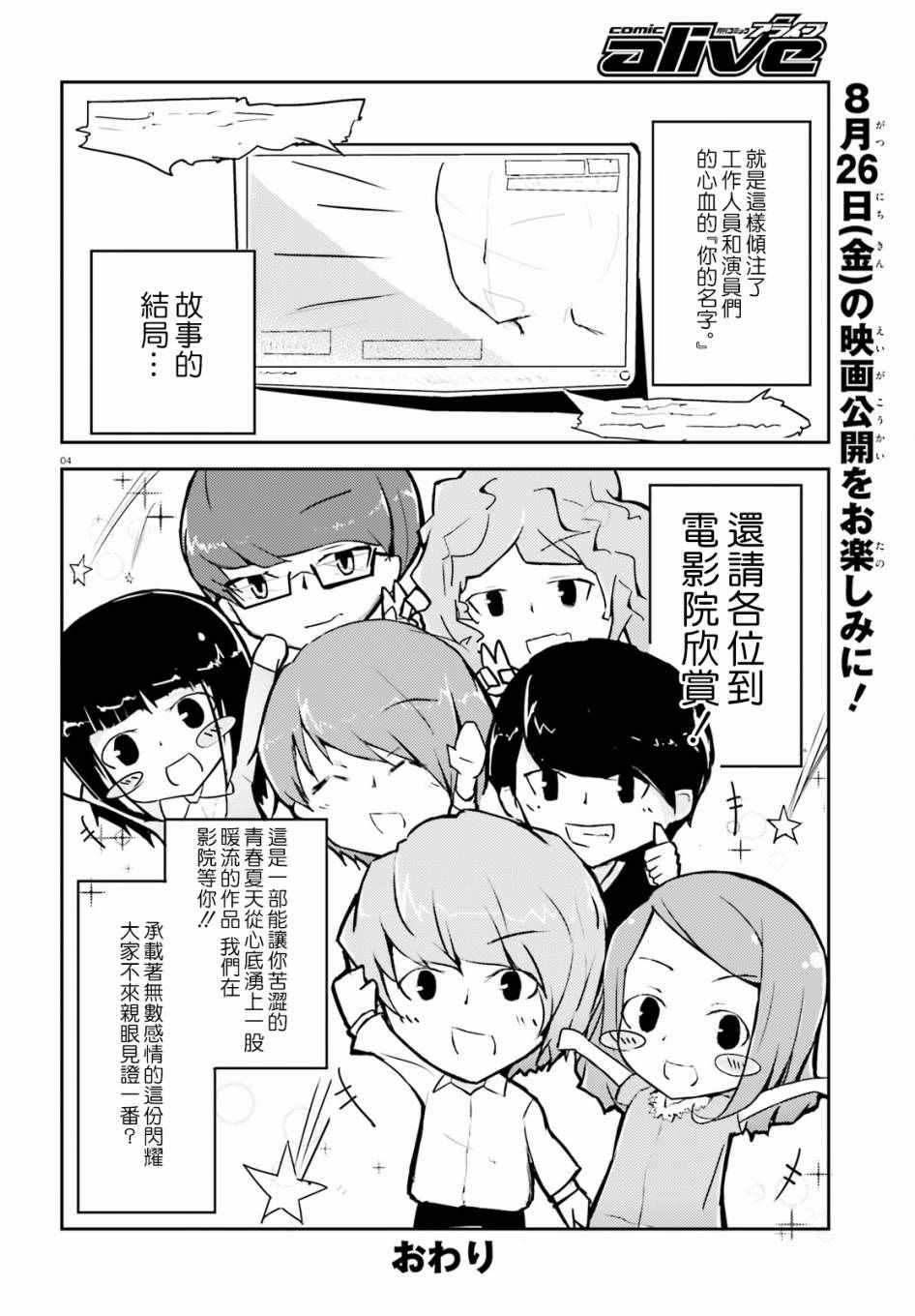 《你的名字》漫画 002话