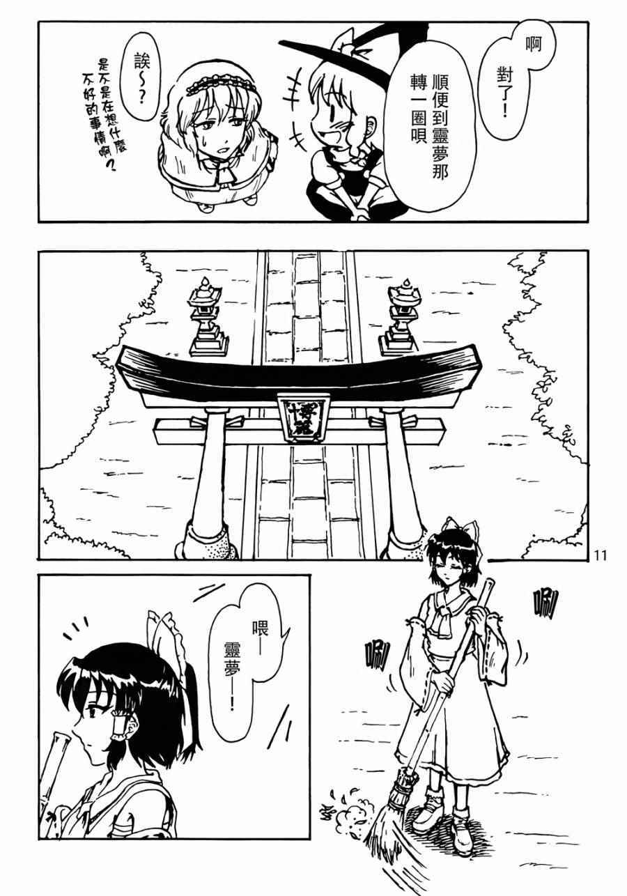 《魔理沙凭依到人偶身上了！？》漫画 沙凭依到人偶身上了 001话