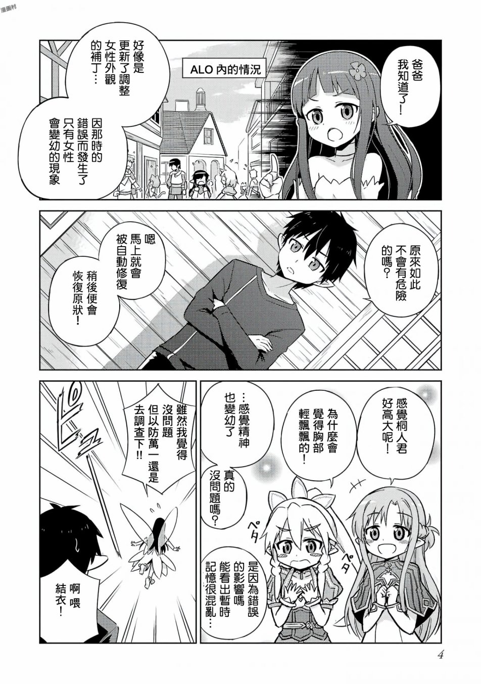 《Sword Art Online官方同人集》漫画 SAO官方同人话 001话