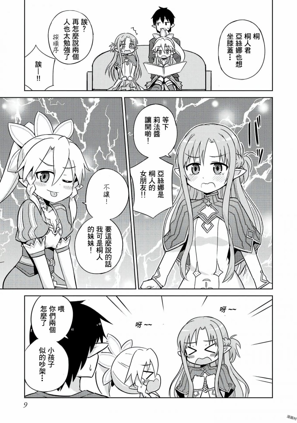 《Sword Art Online官方同人集》漫画 SAO官方同人话 001话