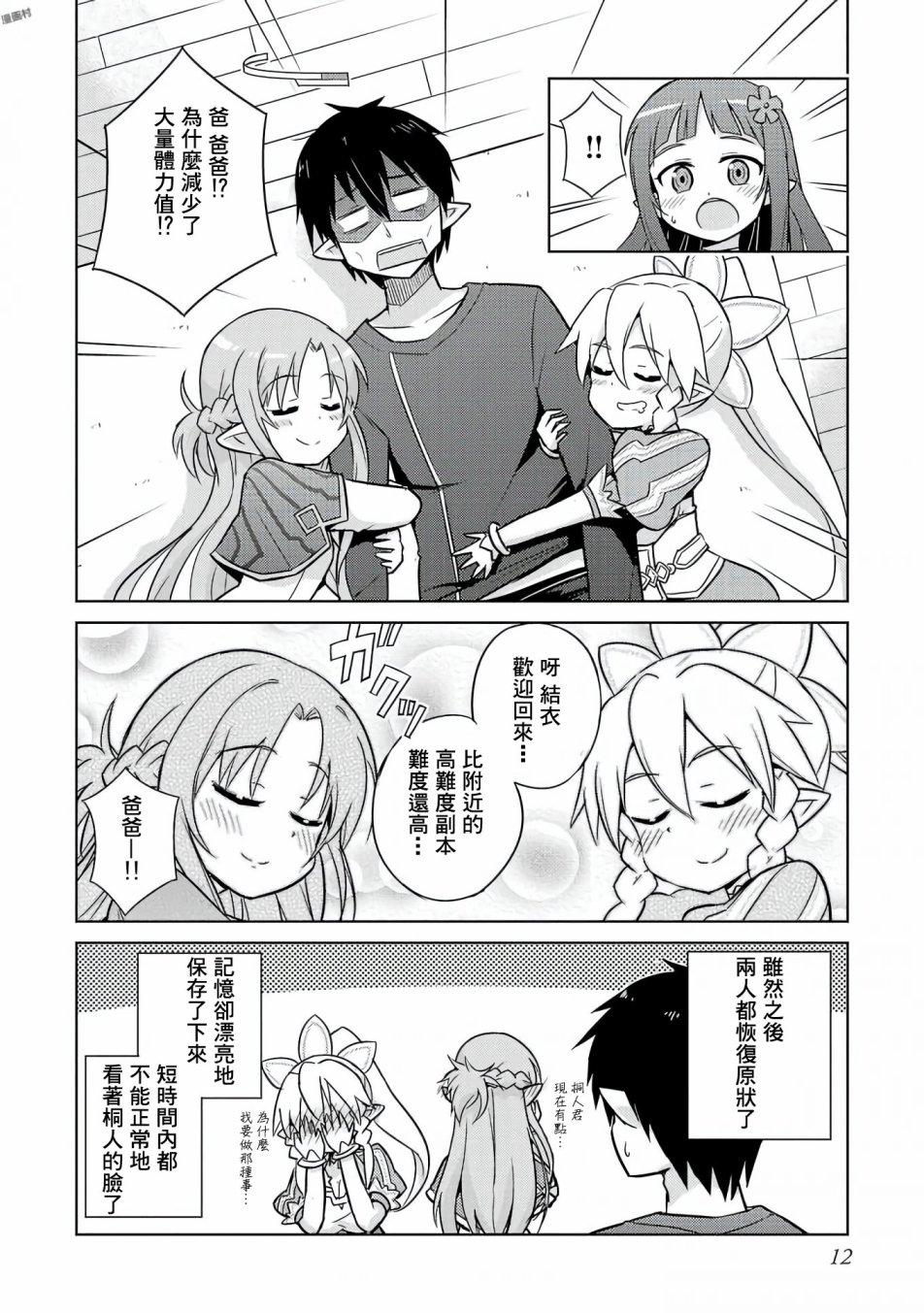 《Sword Art Online官方同人集》漫画 SAO官方同人话 001话