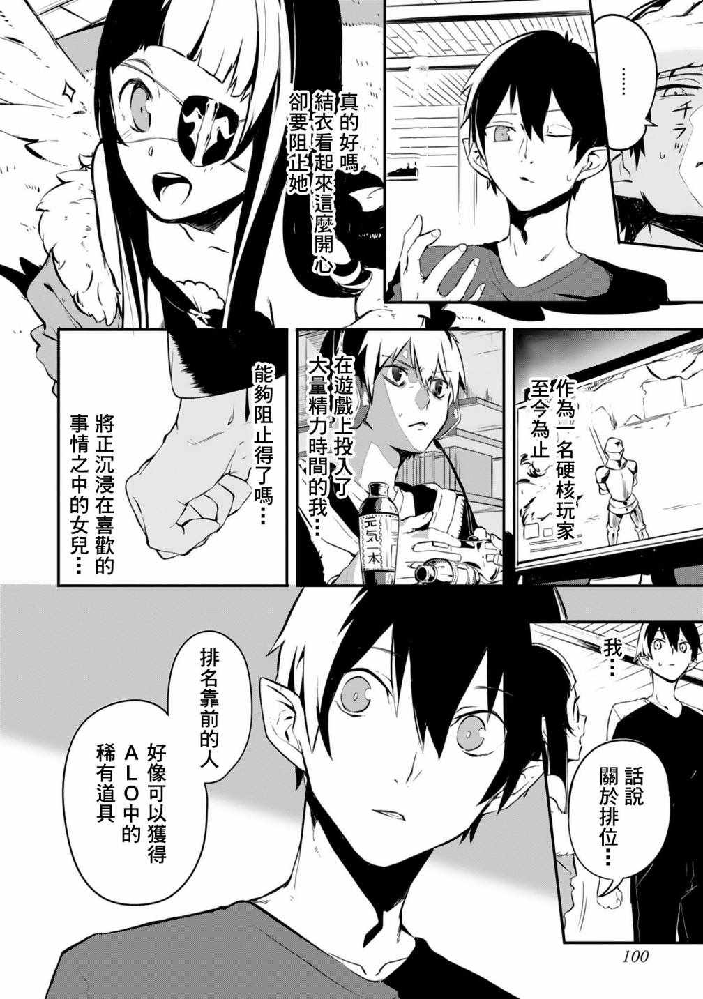 《Sword Art Online官方同人集》漫画 结衣与通往深渊的道路