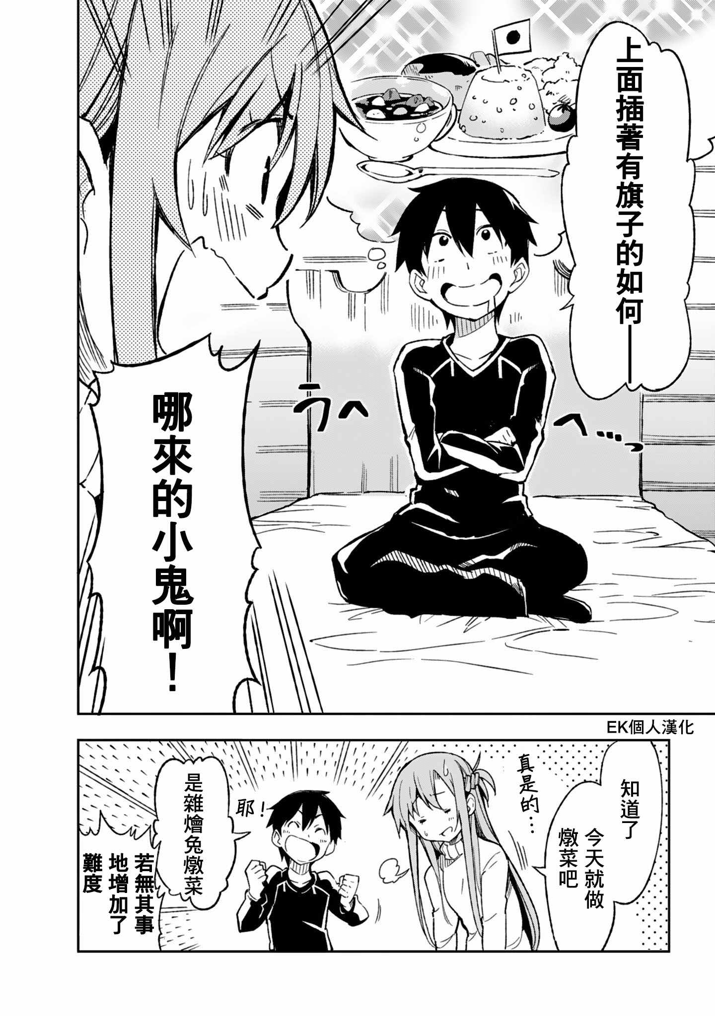 《Sword Art Online官方同人集》漫画 超速桐人