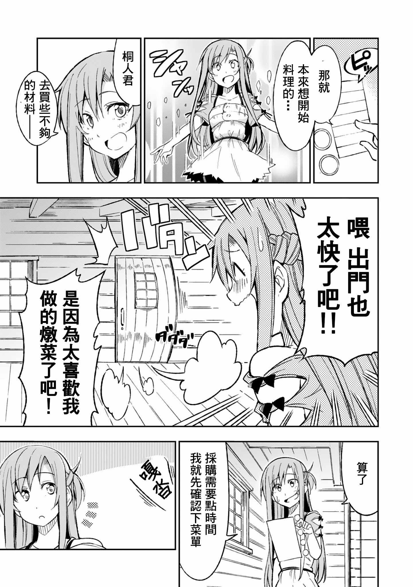 《Sword Art Online官方同人集》漫画 超速桐人