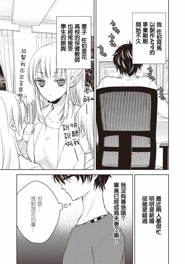 《和高冷妻子的新婚生活》漫画 001话