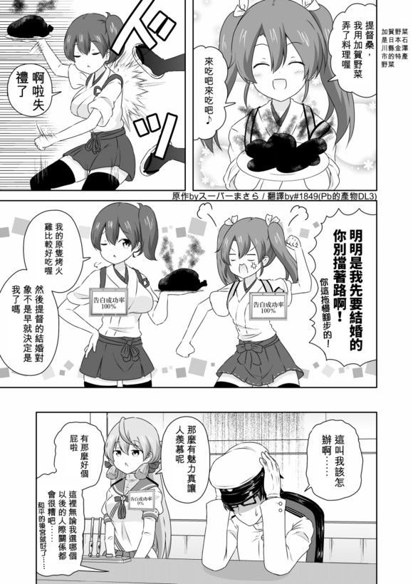 《看得到对舰娘表白的成功率的眼镜》漫画 成功率的眼镜 019话