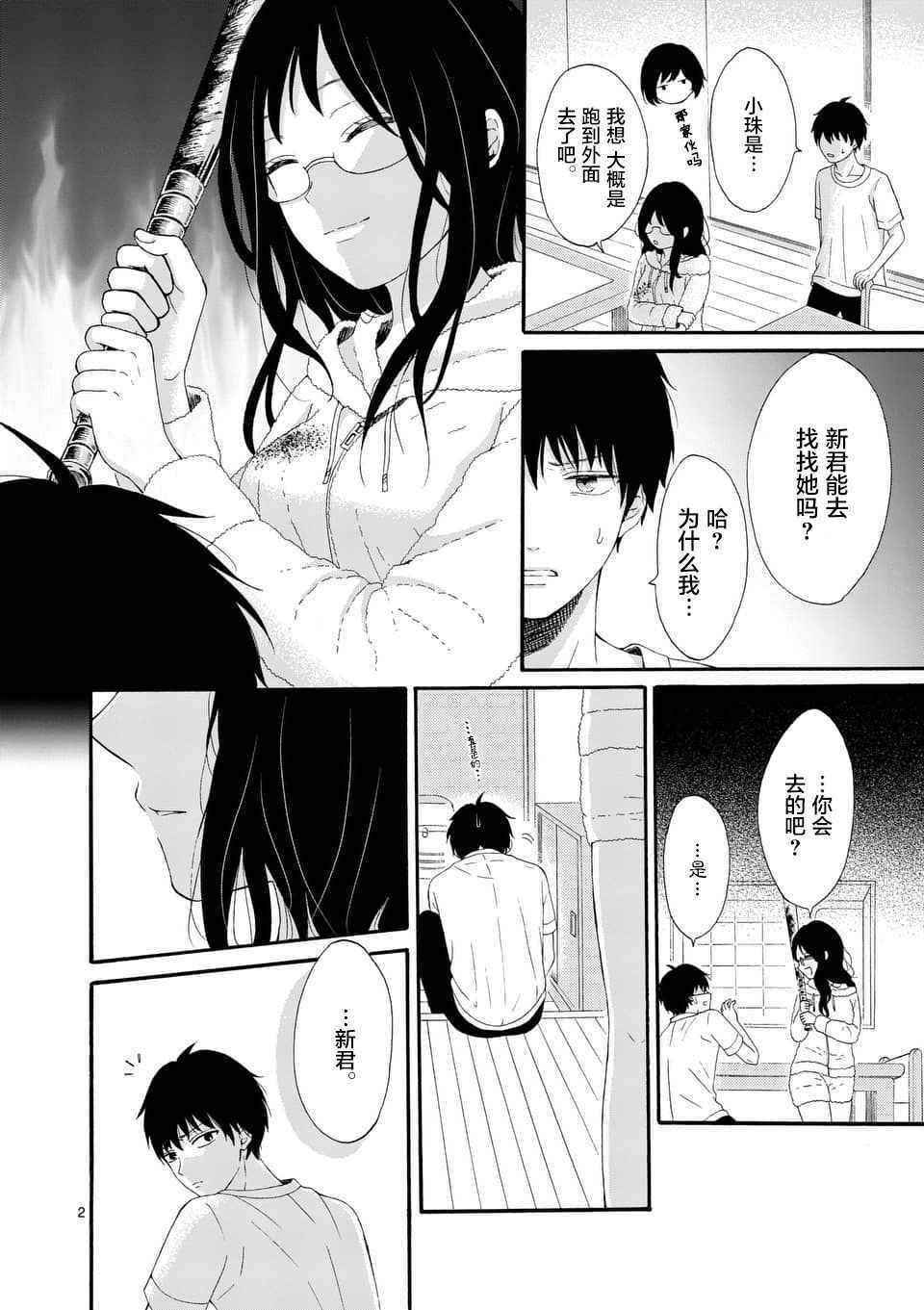 《不说爱你就会死》漫画 002话