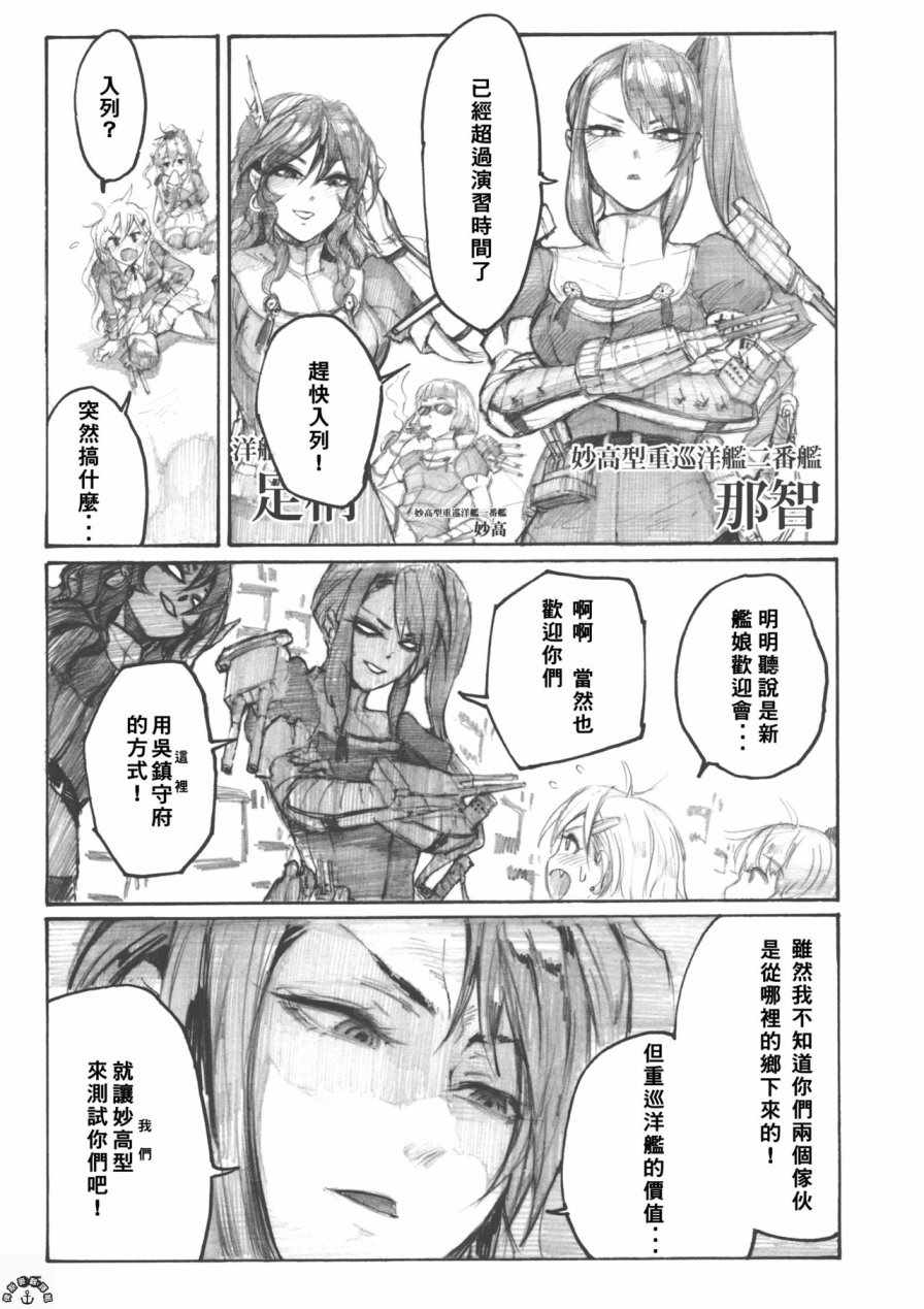 《重巡洋舰特别强化演习》漫画 短篇