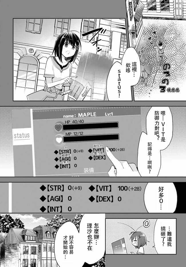 《因为太怕痛就全点防御力了》漫画 全点防御力了 001话