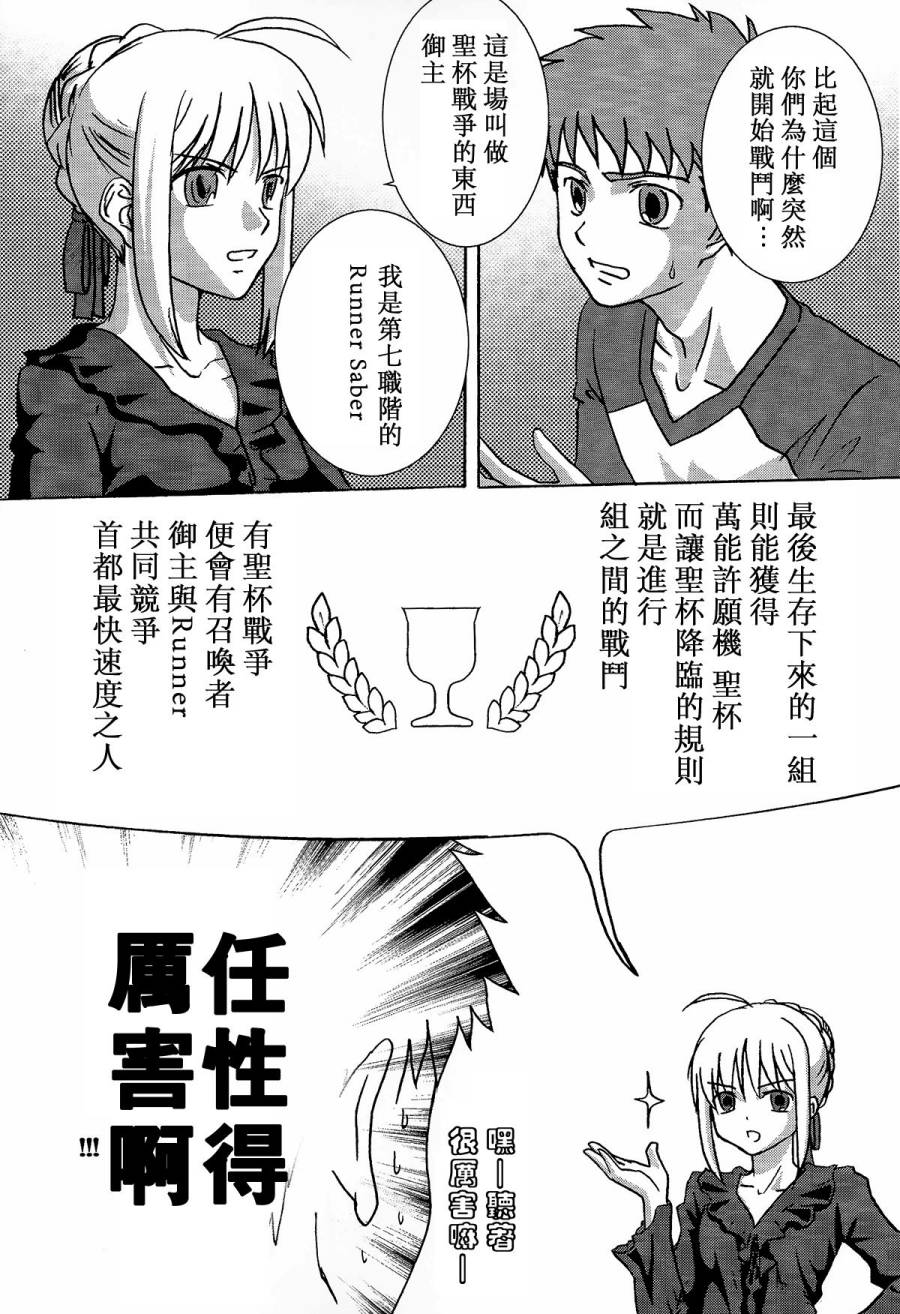 《fate/湾岸 stay night》漫画 fate/湾岸 001话