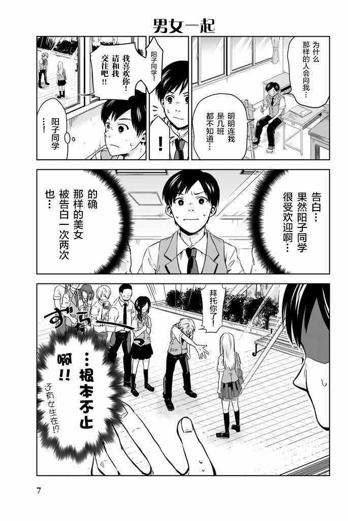 《阳子同学超帅的》漫画 001话