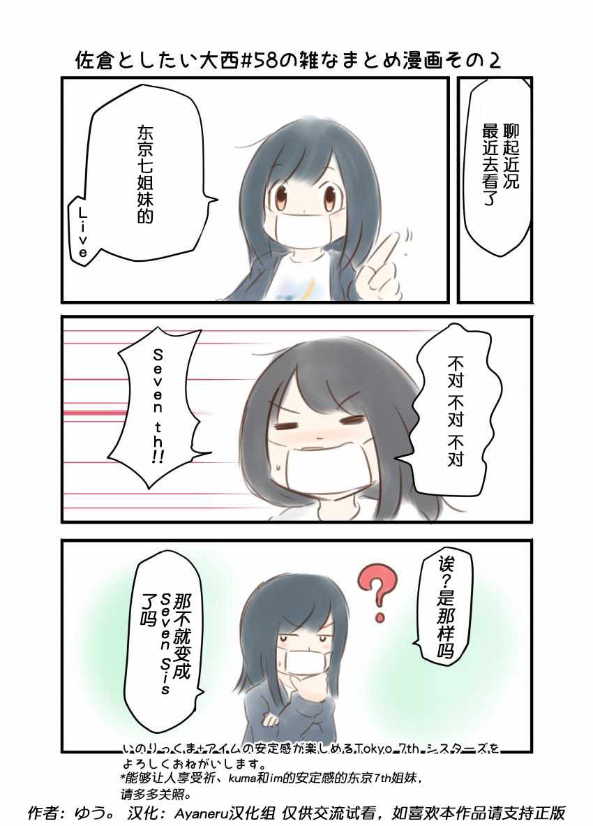 《想和佐仓做的大西同人漫画》漫画 大西同人漫画 058话