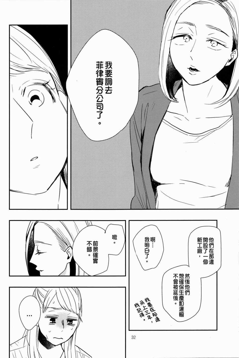 《冷酷上司与百合之恋》漫画 短篇