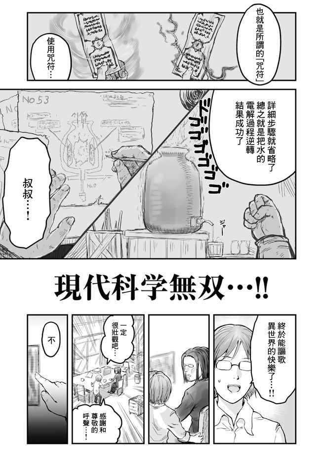 《异世界叔叔》漫画 003话