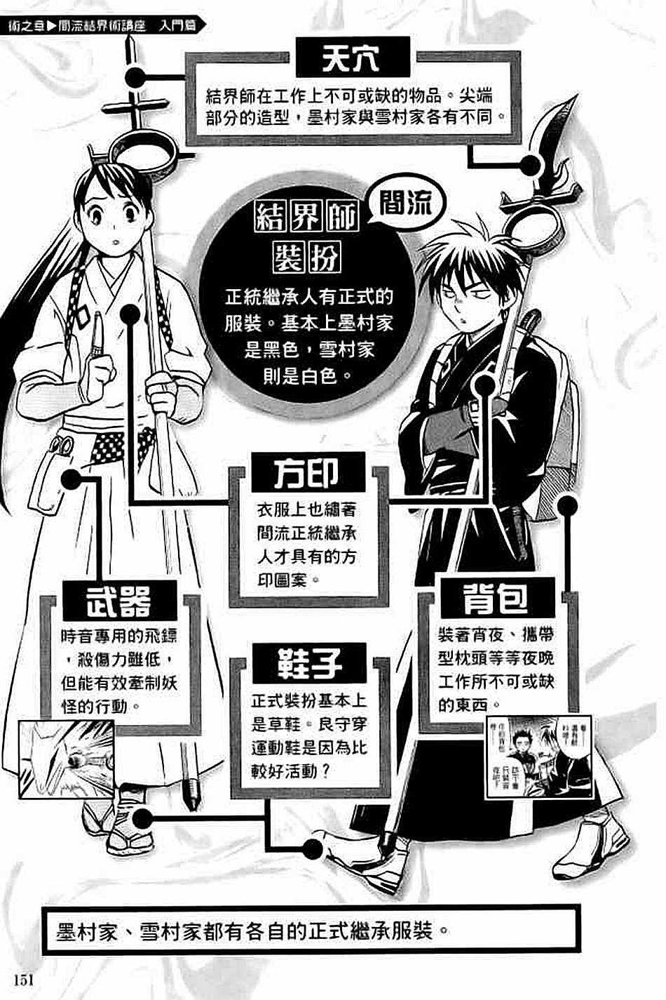 《结界师资料设定集》漫画 01卷