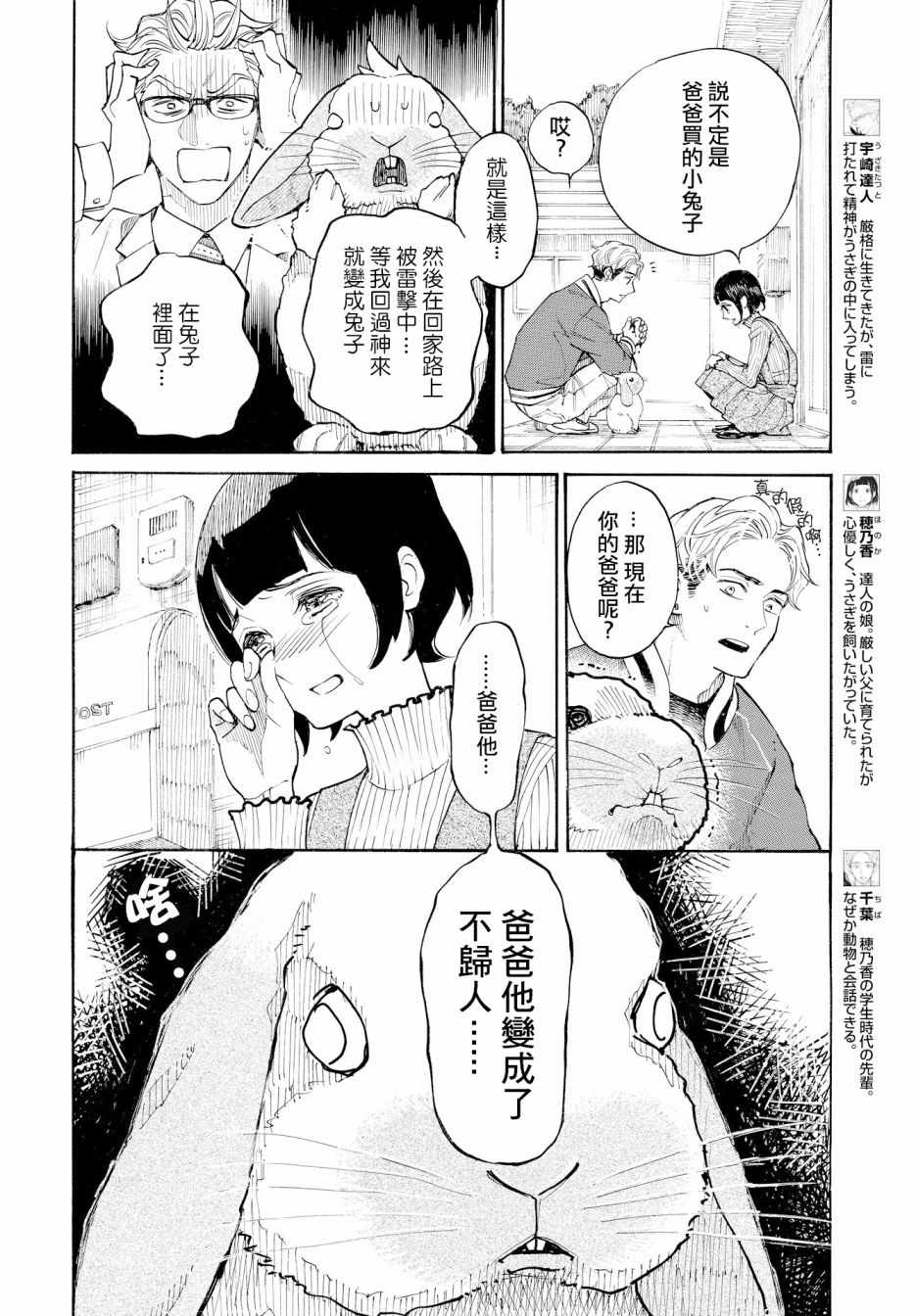 《我变成兔子了》漫画 002话