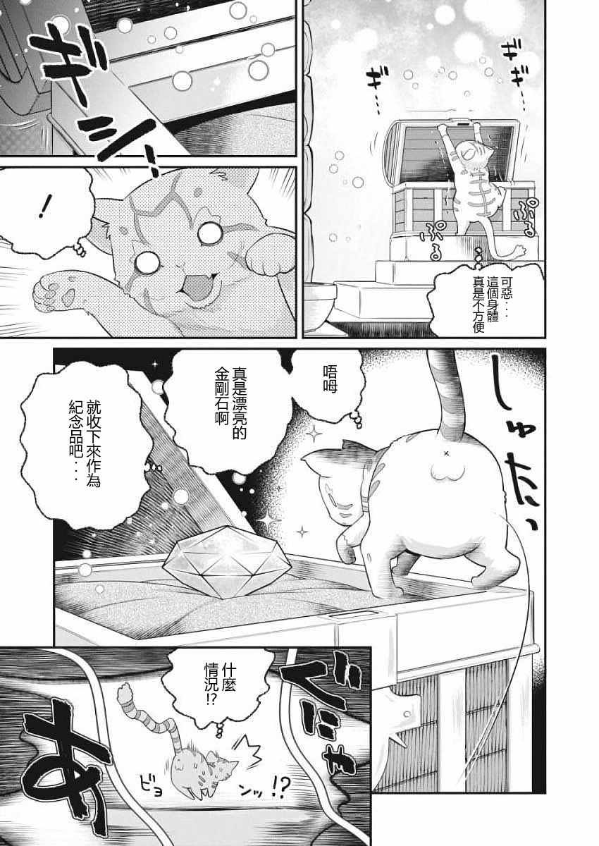 《重生的猫骑士与精灵娘的日常》漫画 猫骑士与精灵娘 001话