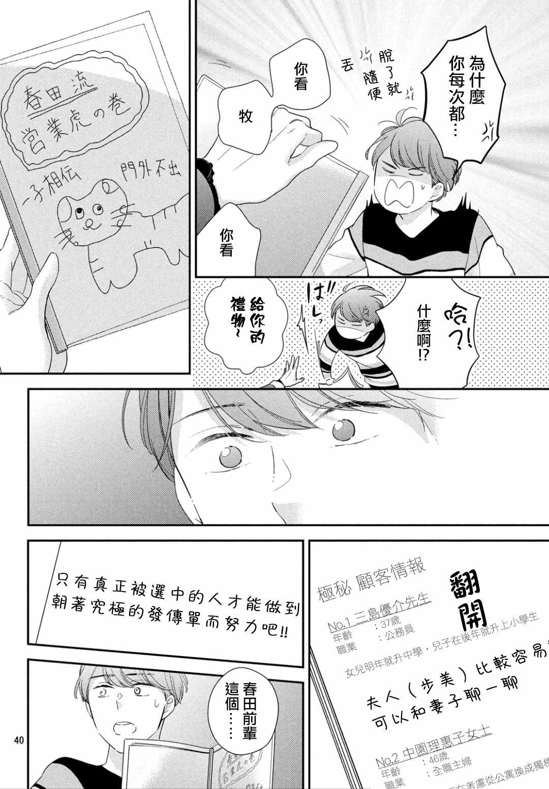 《大叔的爱》漫画 002话