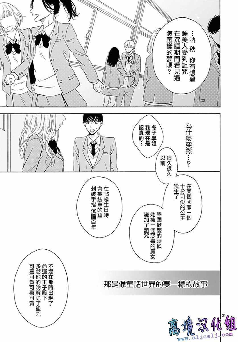 《梦境、现实》漫画 001话