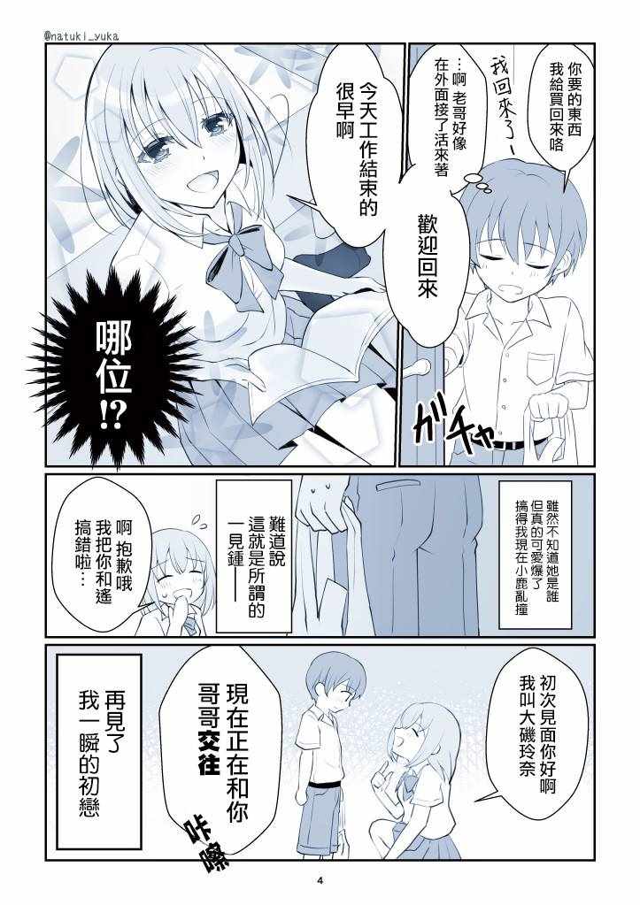 《喜欢上哥哥女友的我》漫画 001话