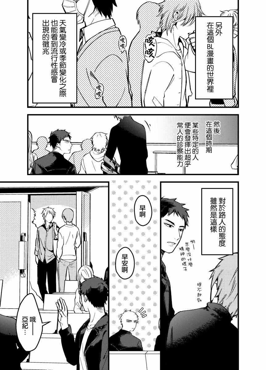 《绝对会变成BL的世界VS绝不想变成BL的男人》漫画 BL的世界 002话