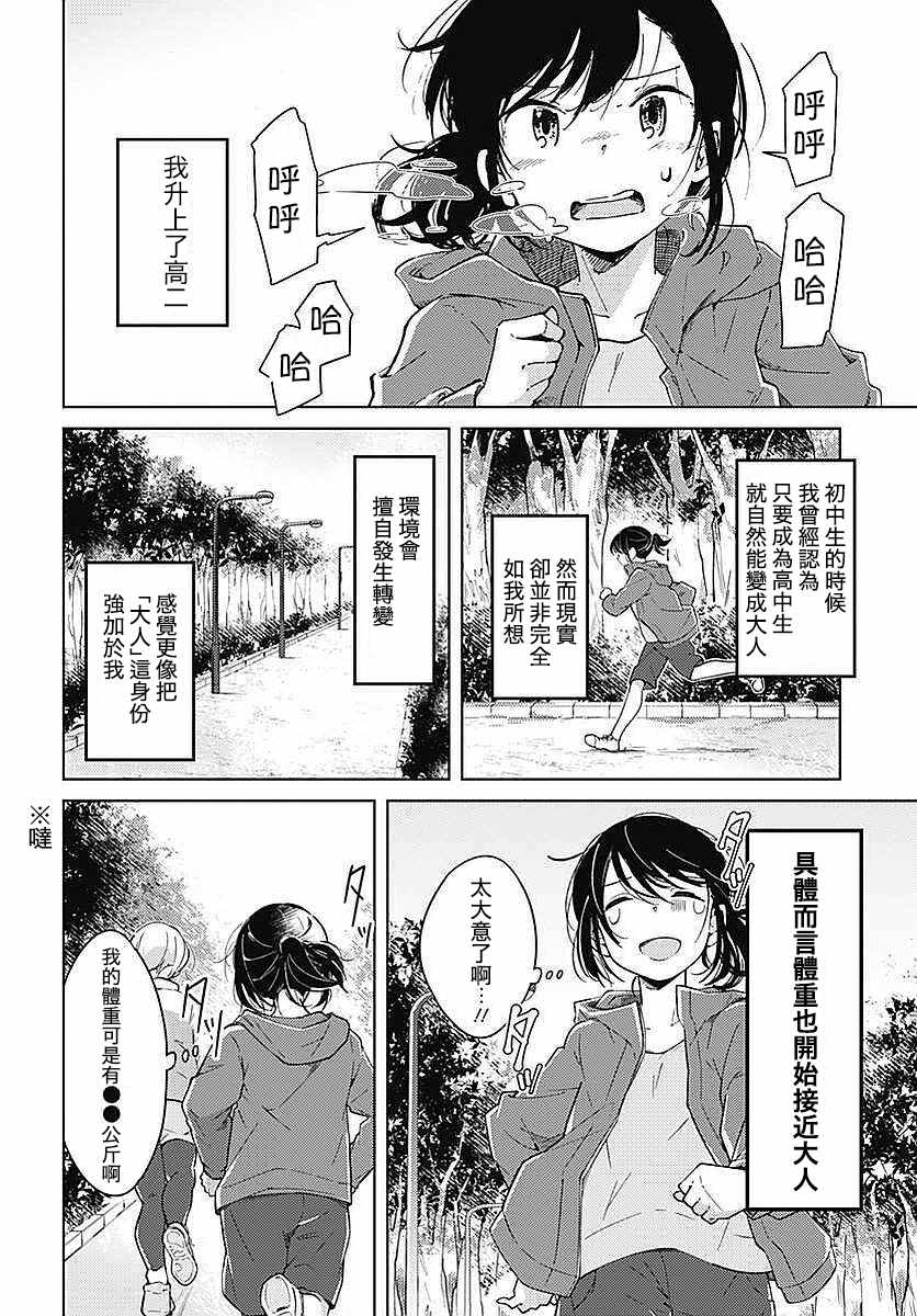 《想瘦身小姐与失恋女孩》漫画 短篇1