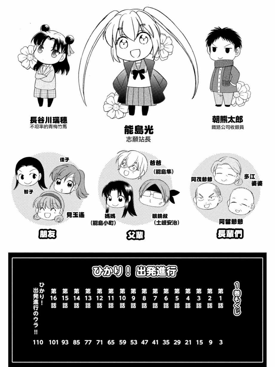 《小光！发车啦》漫画 001话