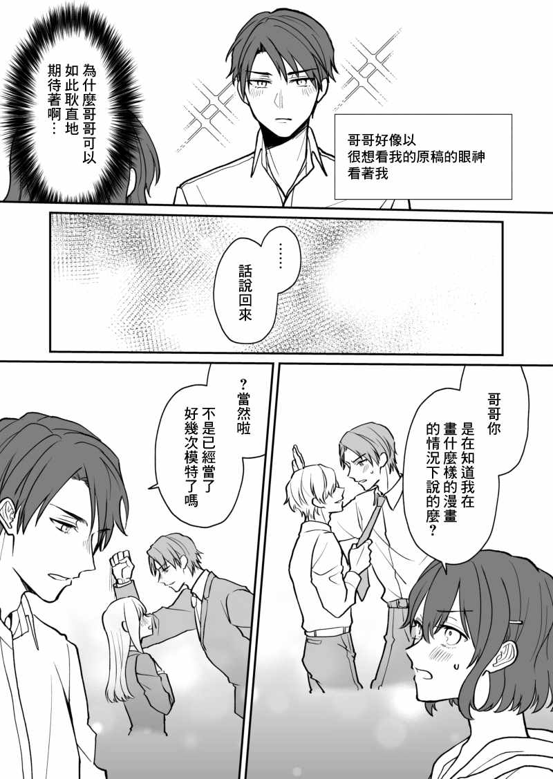 《28岁的少女漫画脑哥哥和16岁的BL漫画脑妹妹的二三事》漫画 哥哥妹妹二三事 002话