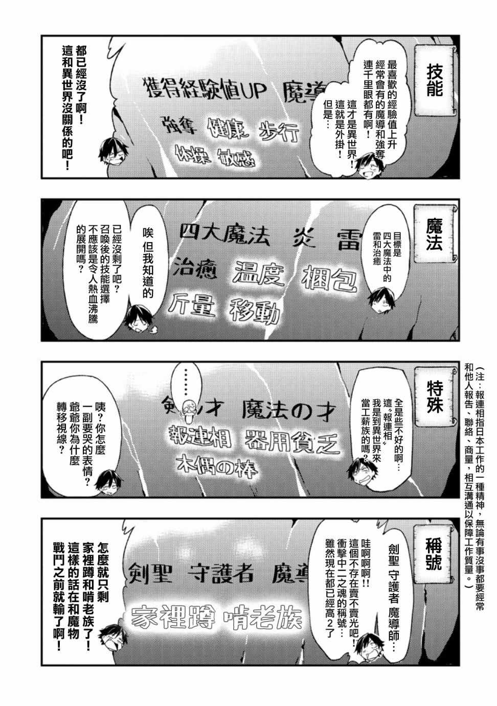 《独自一人的异世界攻略》漫画 异世界攻略 001话