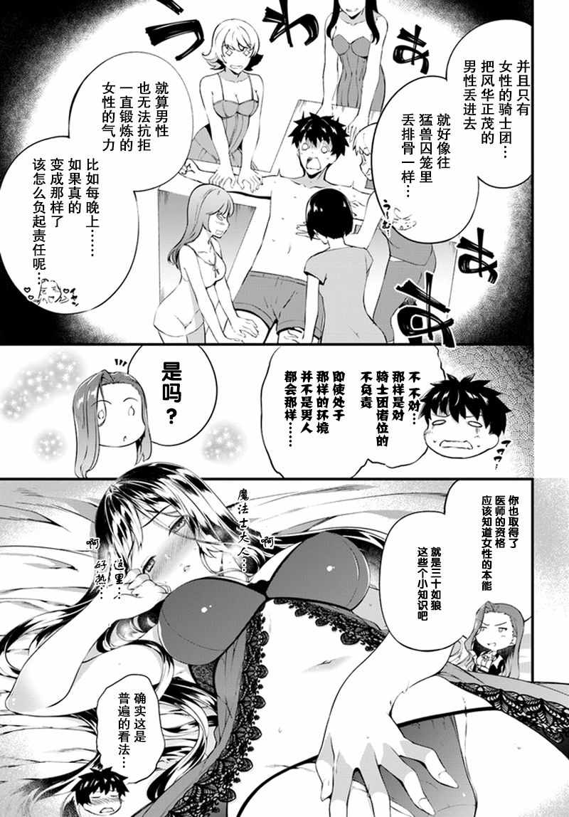 《孤独精灵医师的诊察记录~圣女骑士团和治愈奇迹~》漫画 孤独精灵医师 002话