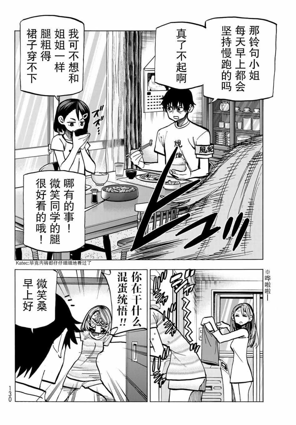 《一根筋的风纪委员与裙长不当的JK》漫画 风纪委员与JK 009集