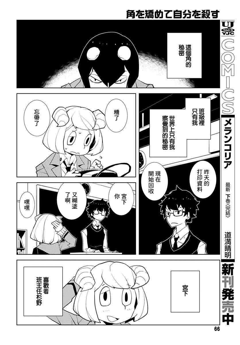 《矫角自杀》漫画 短篇