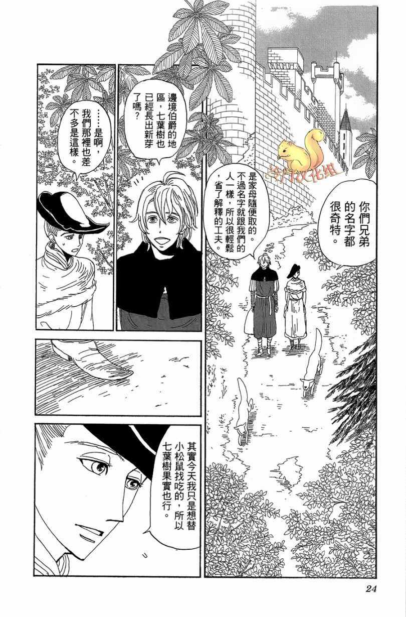 《七叶树王国的七名骑士》漫画 七名骑士 001话