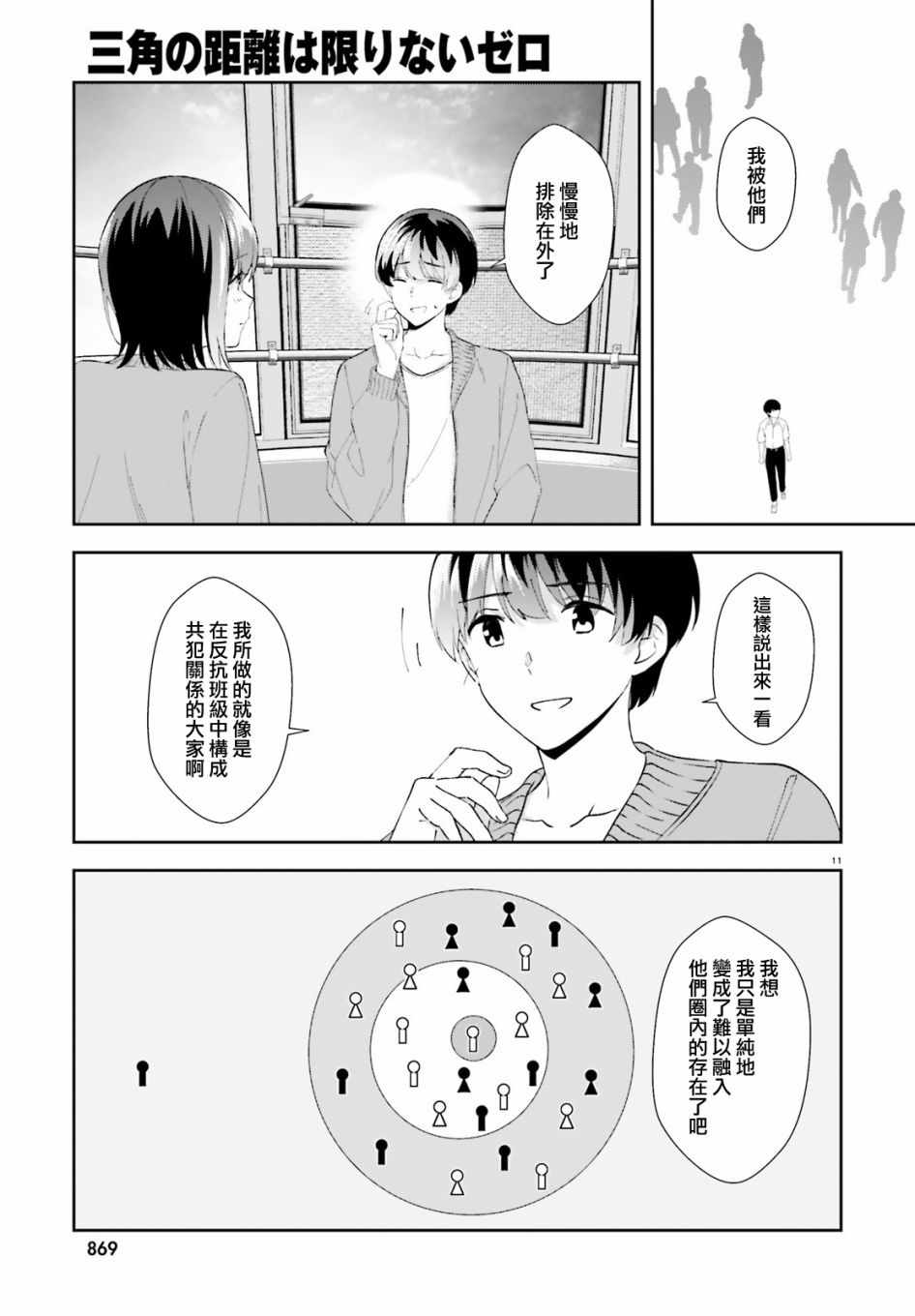 《三角的距离是无限趋近于零》漫画 三角的距离 012集