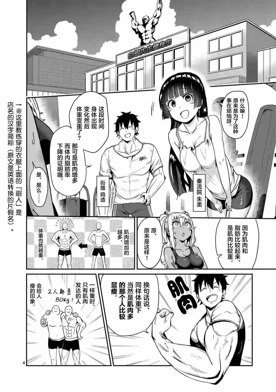 《肌肉少女：哑铃，能举多少公斤？》漫画 肌肉少女 006话