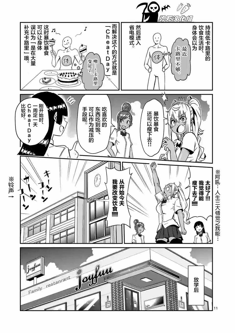 《肌肉少女：哑铃，能举多少公斤？》漫画 肌肉少女 007话