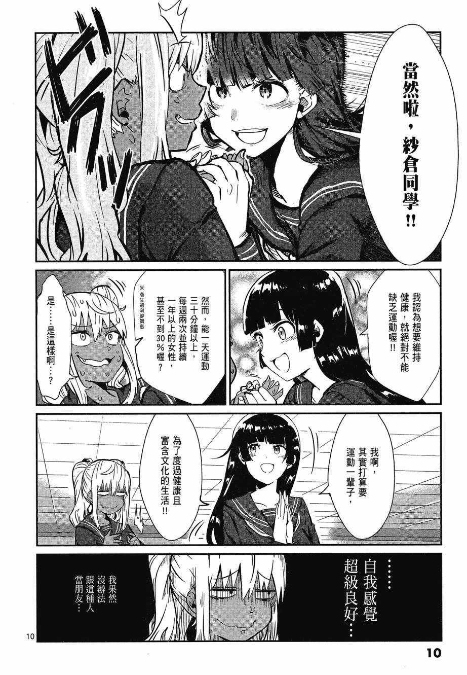 《肌肉少女：哑铃，能举多少公斤？》漫画 肌肉少女 01卷