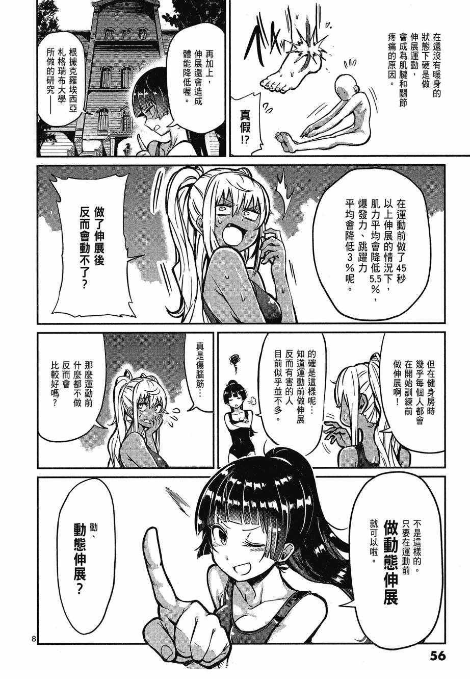 《肌肉少女：哑铃，能举多少公斤？》漫画 肌肉少女 01卷