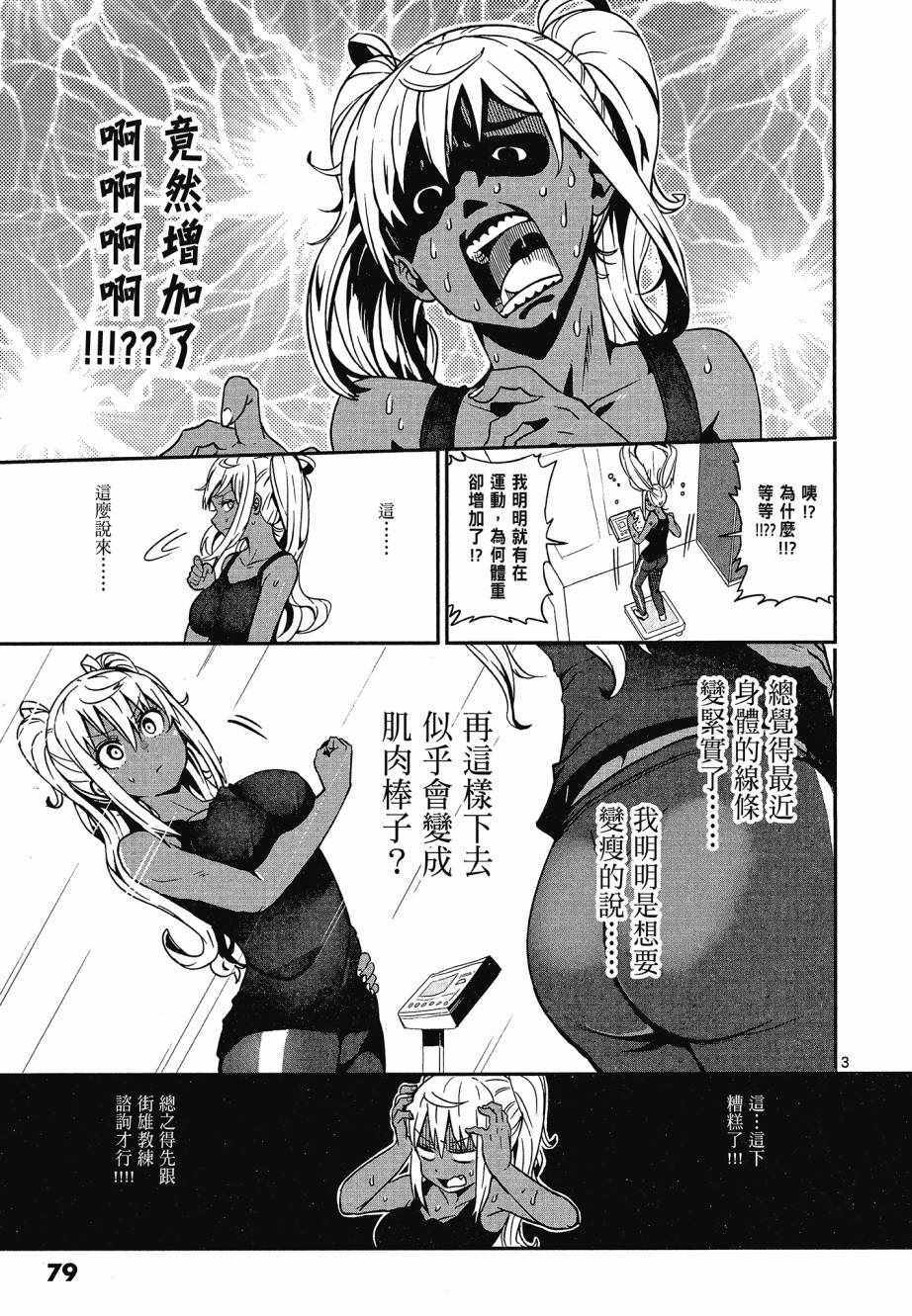 《肌肉少女：哑铃，能举多少公斤？》漫画 肌肉少女 01卷