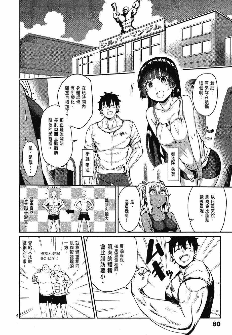 《肌肉少女：哑铃，能举多少公斤？》漫画 肌肉少女 01卷